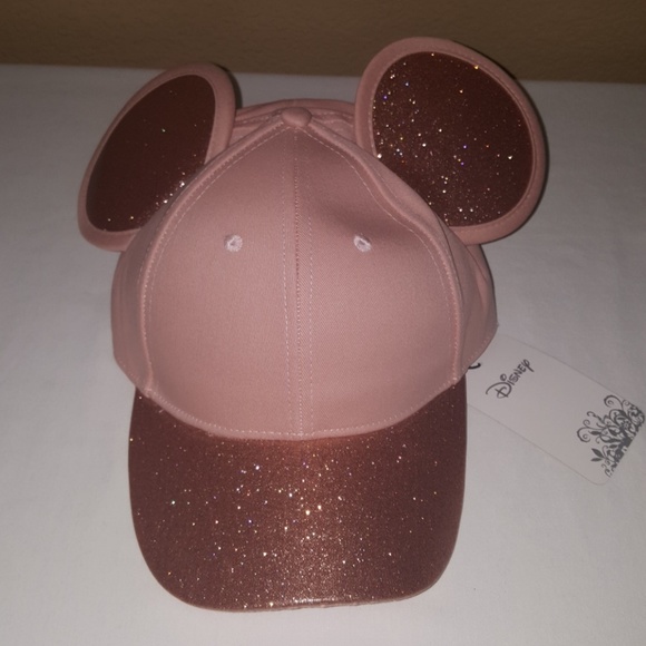 Disney Accessories - MICKEY MOUSE ROSE GOLD HAT